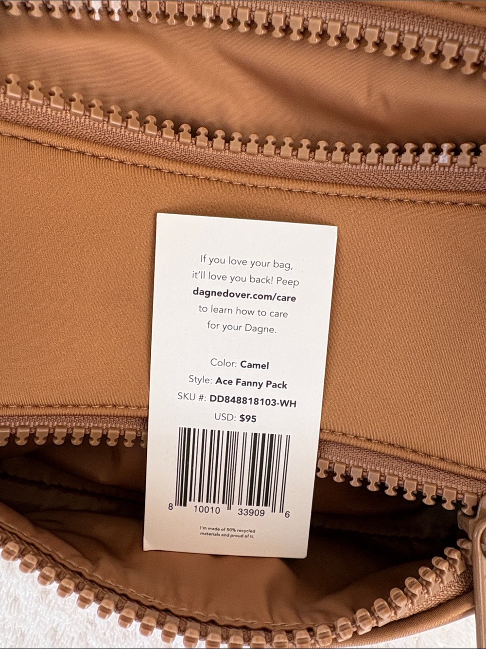 Dagne Dover Brown Tan Backpack Diaper Bag - Picture 2 of 16